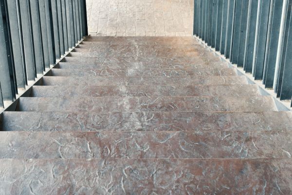 Cost of Concrete Stair Stamping in Anderson
